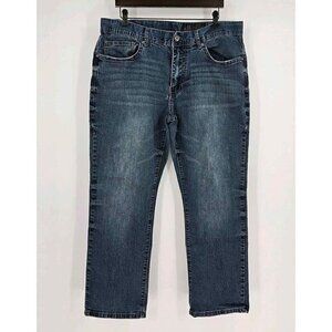 TK AXEL Slim Straight Leg Mens Med Wash Blue Jeans Sz 36 x 30